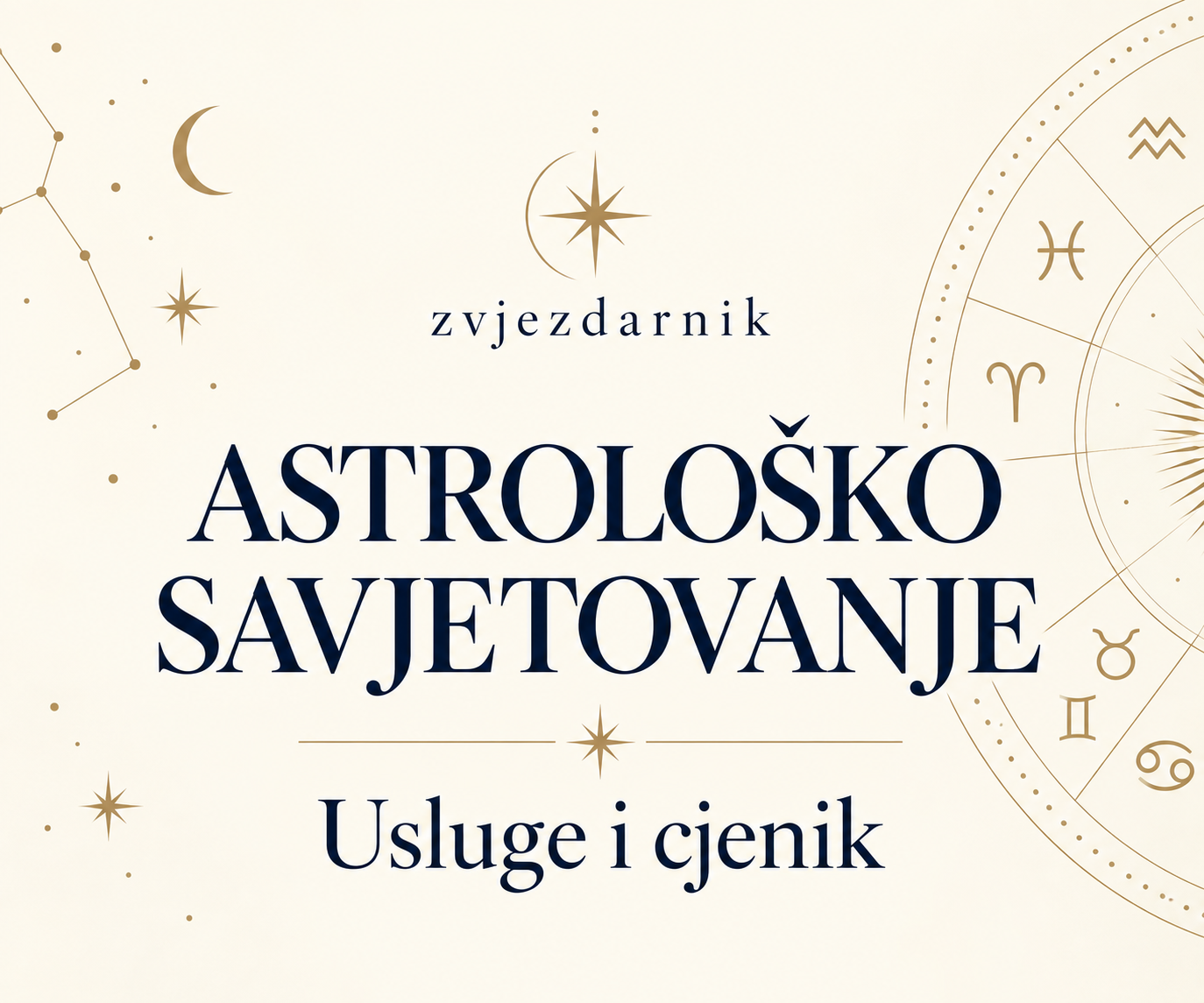 Astrološko savjetovanje – usluge i cjenik